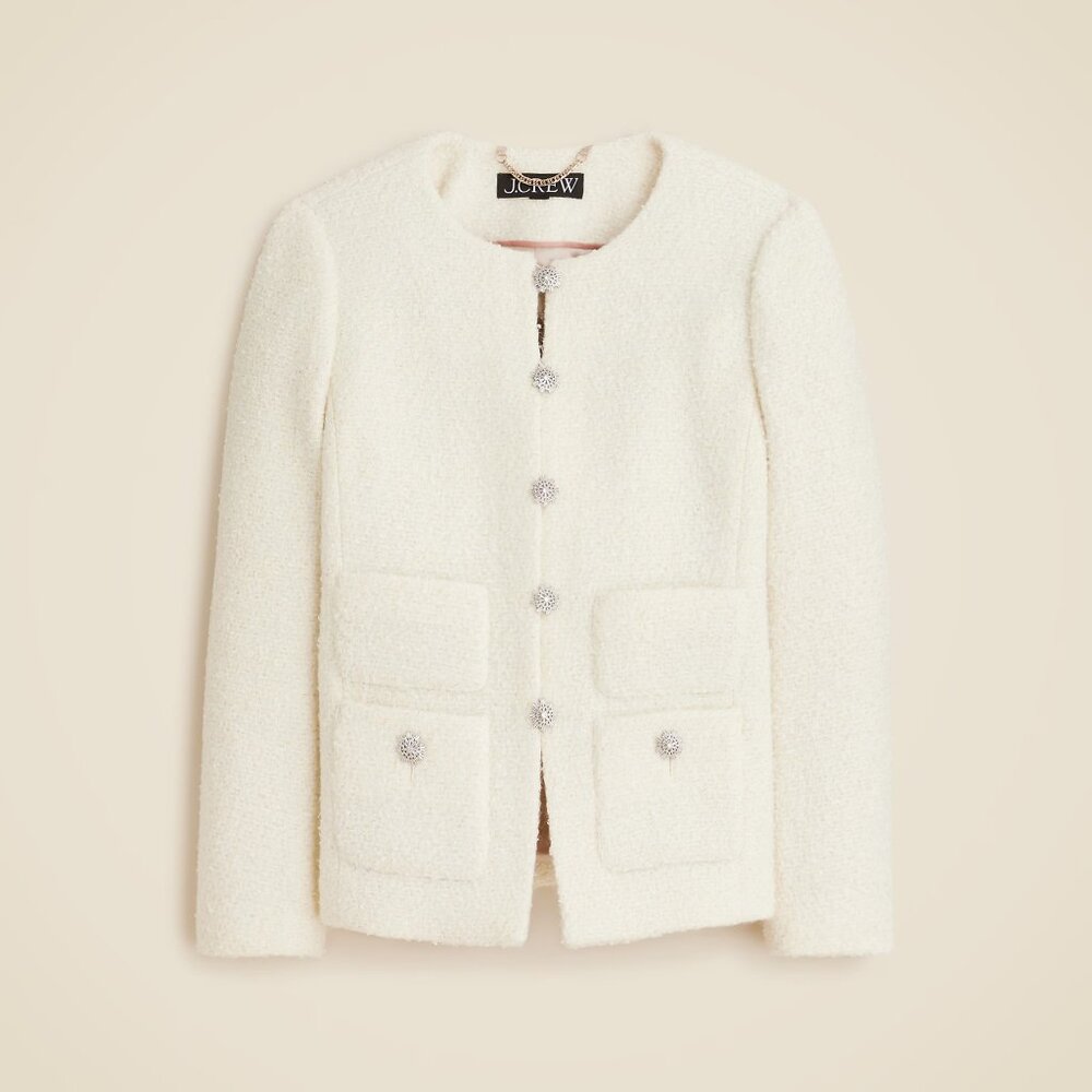 NWT J Crew Collection Lady Jacket in Textured Tweed size 4 - Picture 3 of 3